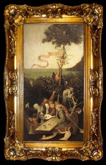 framed  unknow artist Hieronymos Bosch, Ship of Fools, ta009-2